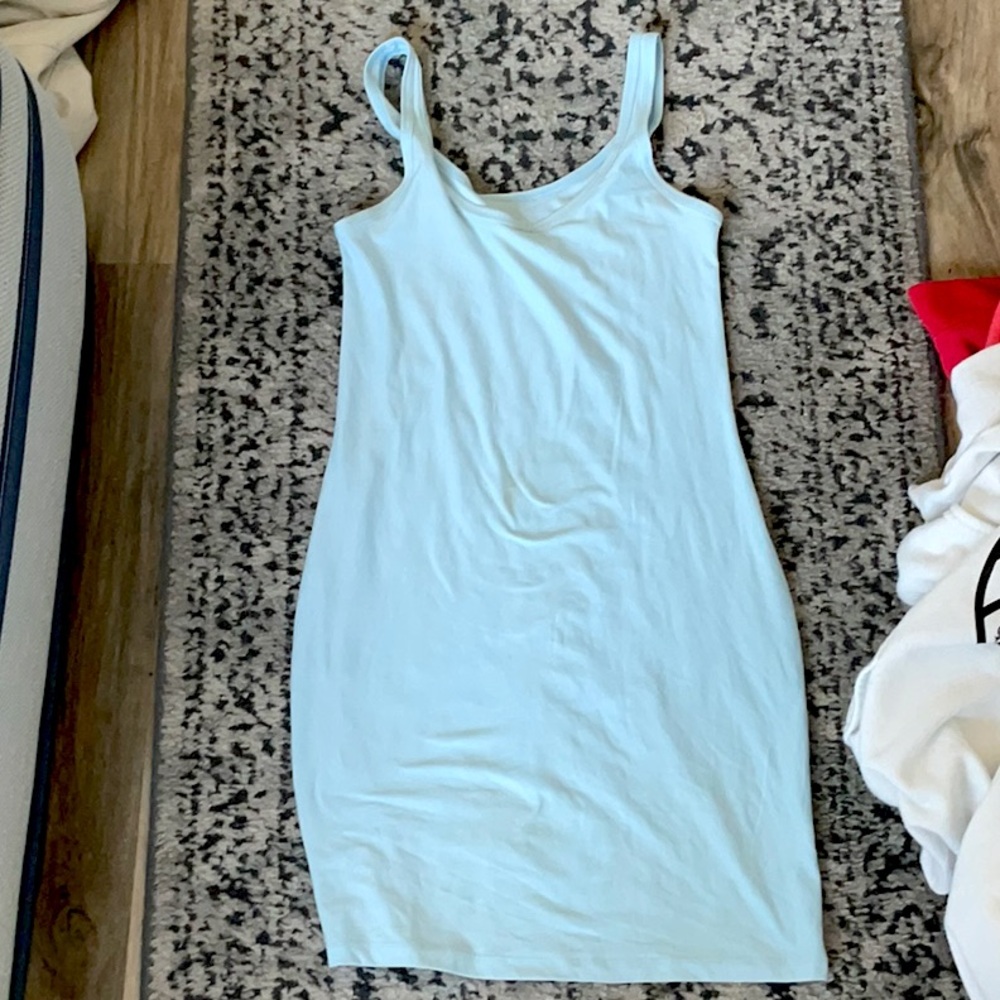 Blue super soft body con dress!